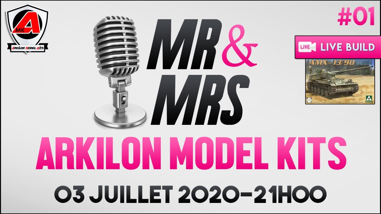 🎥LIVE BUILD🎥 Mr&Mrs Arkilon Model Kits #01 (Maquettes, revues & more)