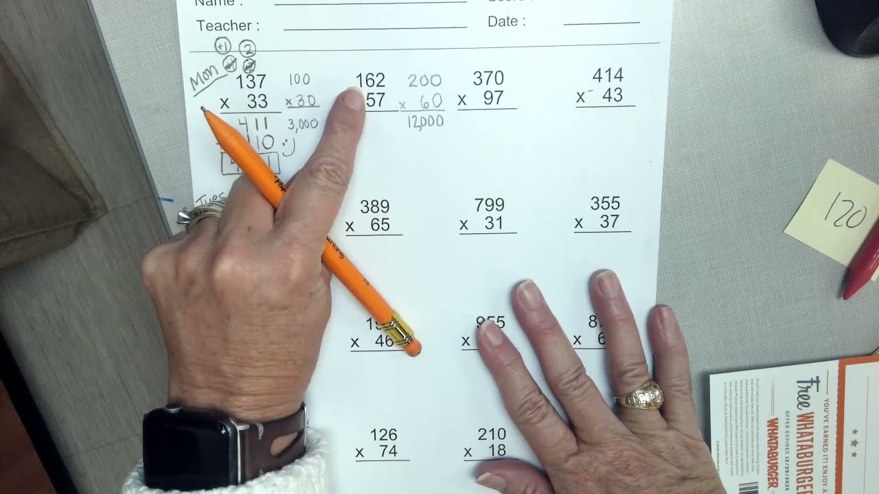 Three by two digit muktiplicationVid0011