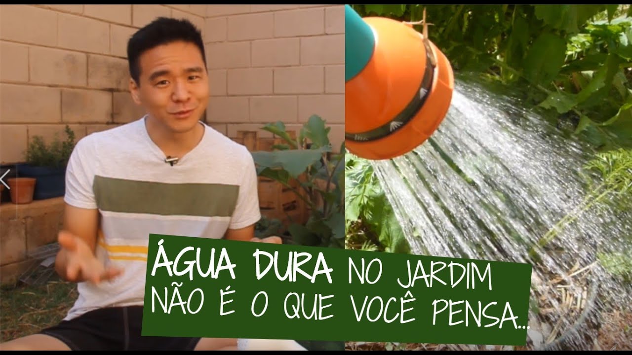 O que é ÁGUA DURA, e o que ela faz nas suas plantas?