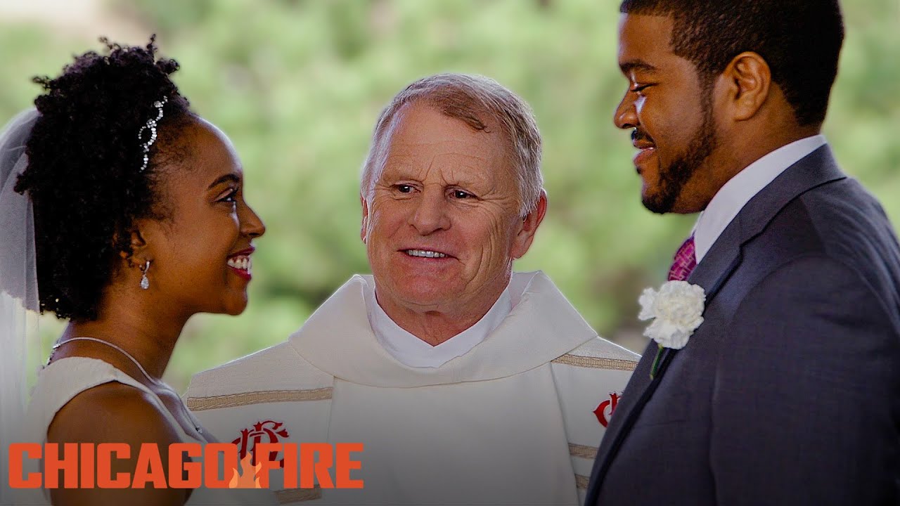 Couple Marries in Front of The Firefighters Who Saved Their Lives
