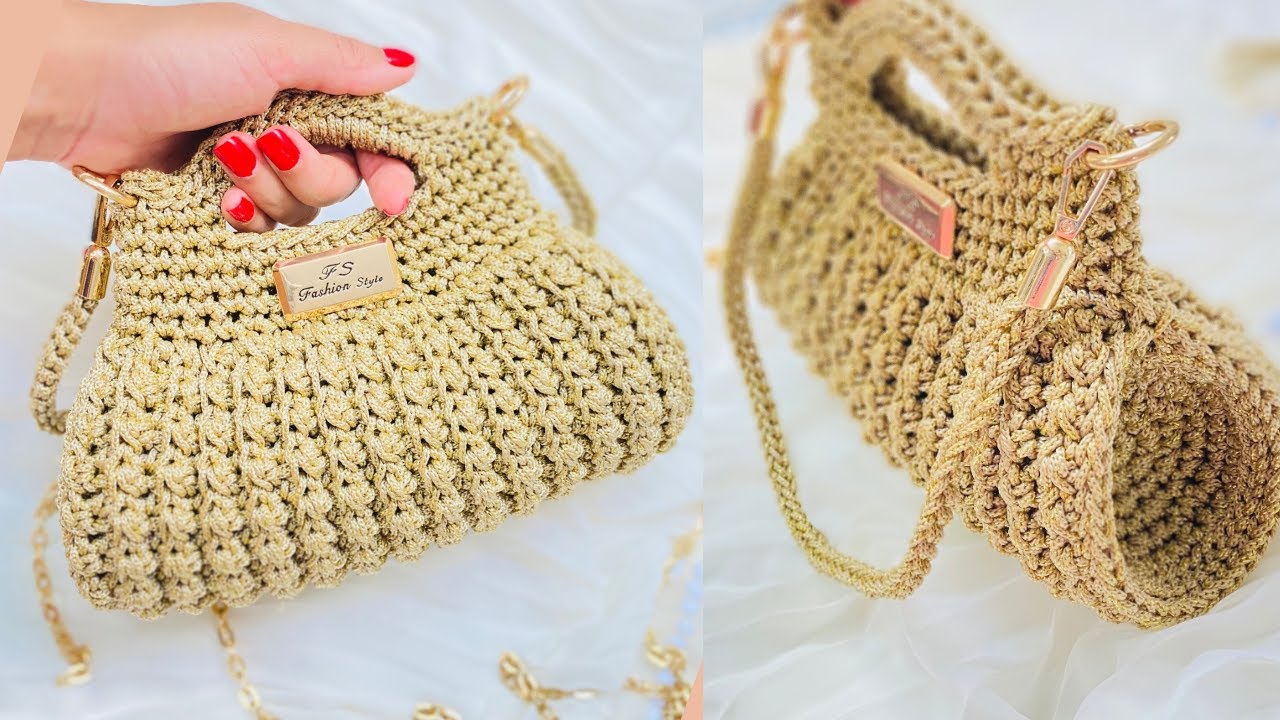 Мастер-класс по вязанию роскошной сумки крючком