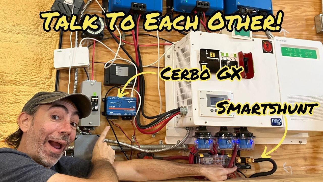 Установка и настройка Victron Cerbo GX и SmartShunt (руководство по DVCC, VE.Can и VRM)