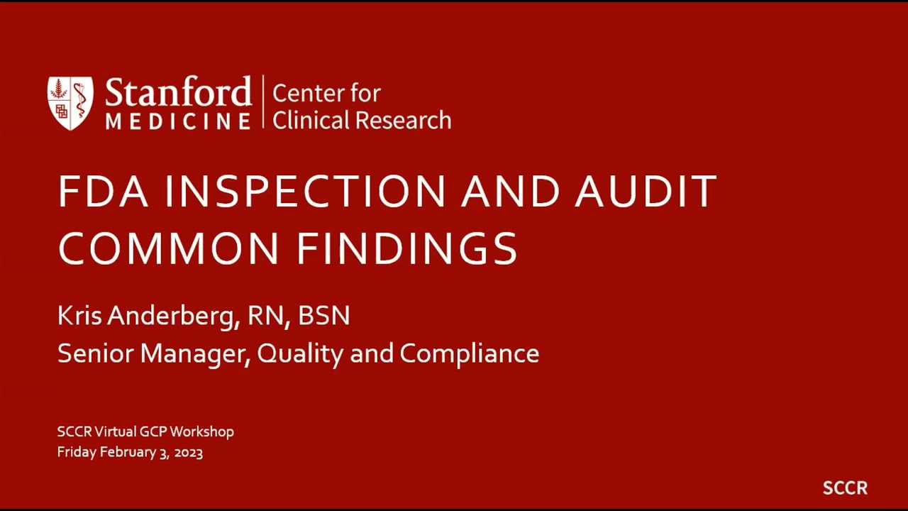 FDA Inspection and Audit Common Findings