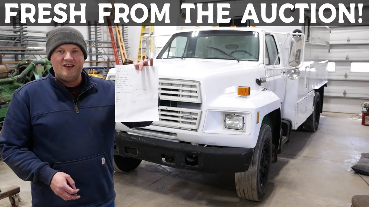 Ford F700 Cummins Chipper Truck Project - Coolant Leaks, HVAC, Block Heater - Part 1