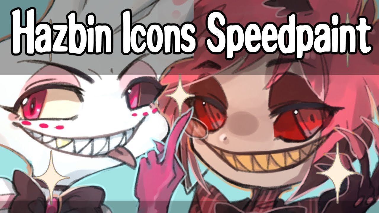 [Speedpaint] Hazbin Hotel Icons