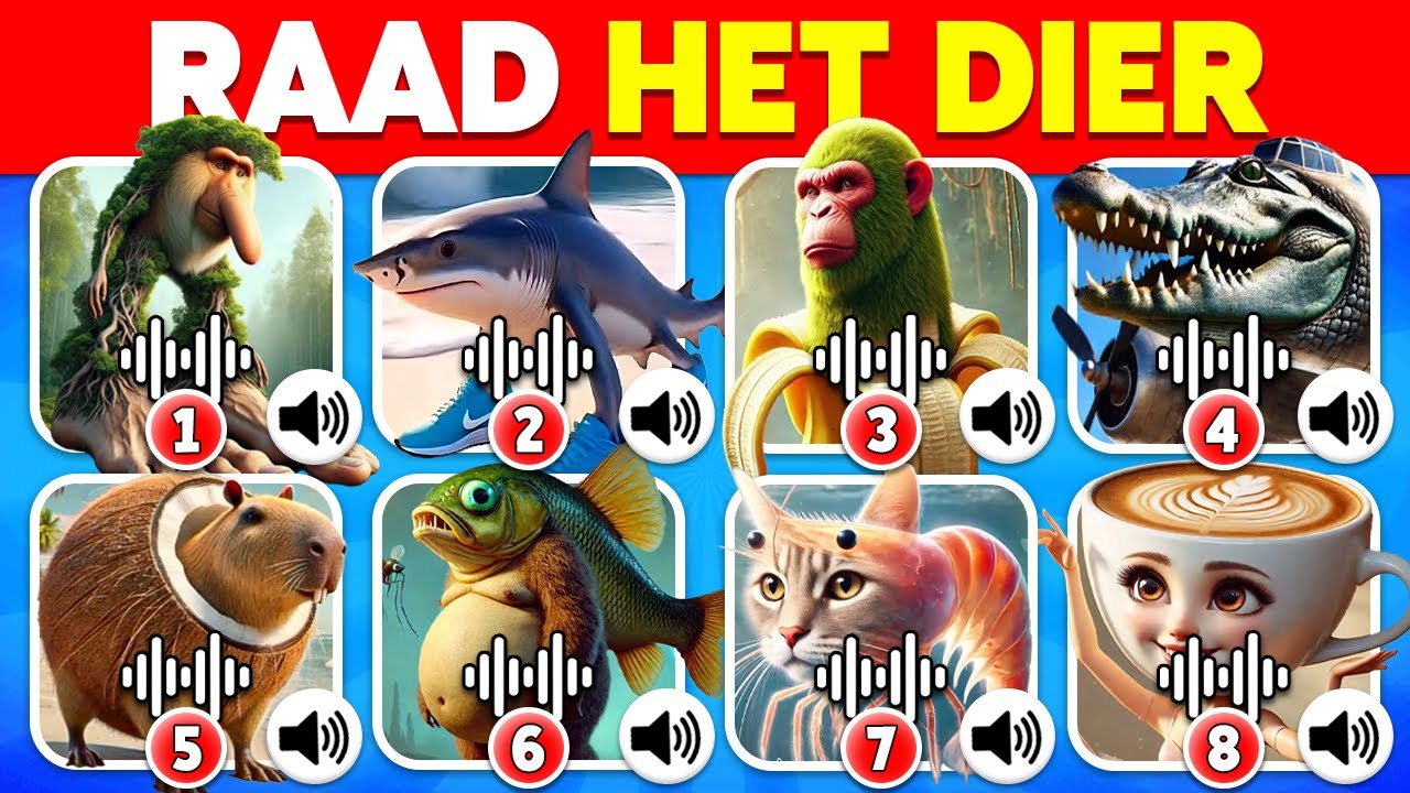 Raad de ITALIAANSE BRAINROT Dieren Memes 🤣❤️Brainrot Memes😀Tralalero Tralala🦈Bombardino🐊