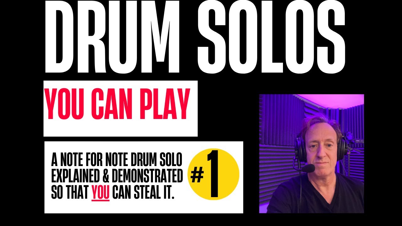 Drum Solos You Can Play #1 | How to Play a Drum Solo