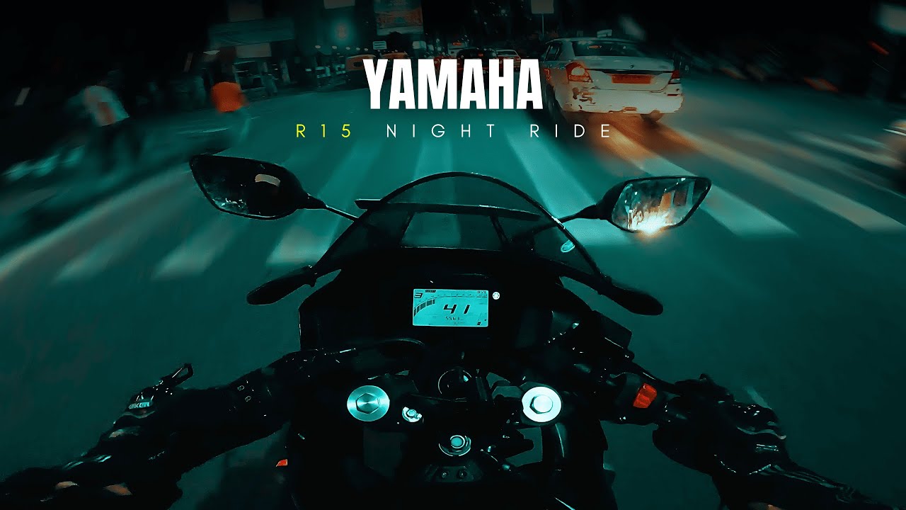 Chill Night Ride - Yamaha R15 V4 BS6 Dark Knight Edition 2024 | POV Ride | Kolkata | Revkid