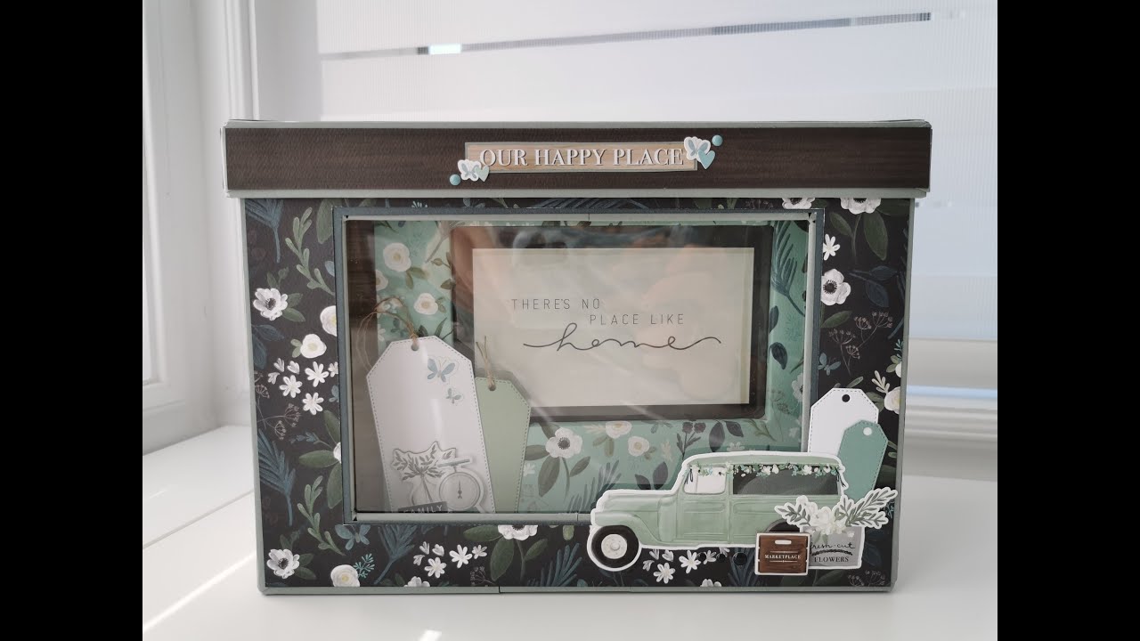 Home Again mini album - storage box 1