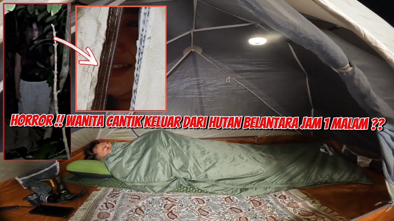 SOLO CAMPING~JANGAN LIHAT WANITA CANTIK INI TERLALU LAMA !! KAMU AKAN MENYESAL