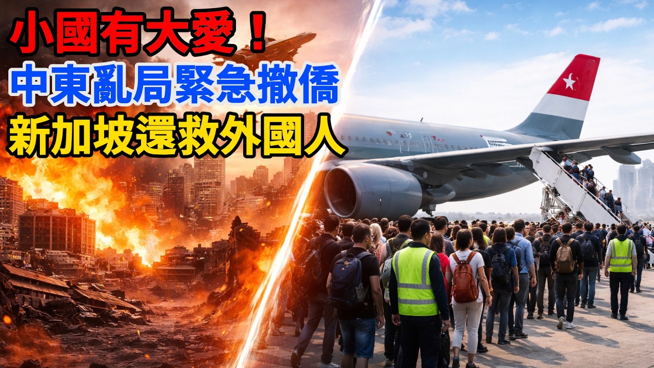 中東亂局當前，新加坡撤僑不只救國人，還救助別國公民，格局值得大國借鑒！