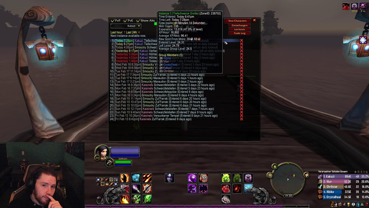 BFD und ggf Gnomi mit warlock