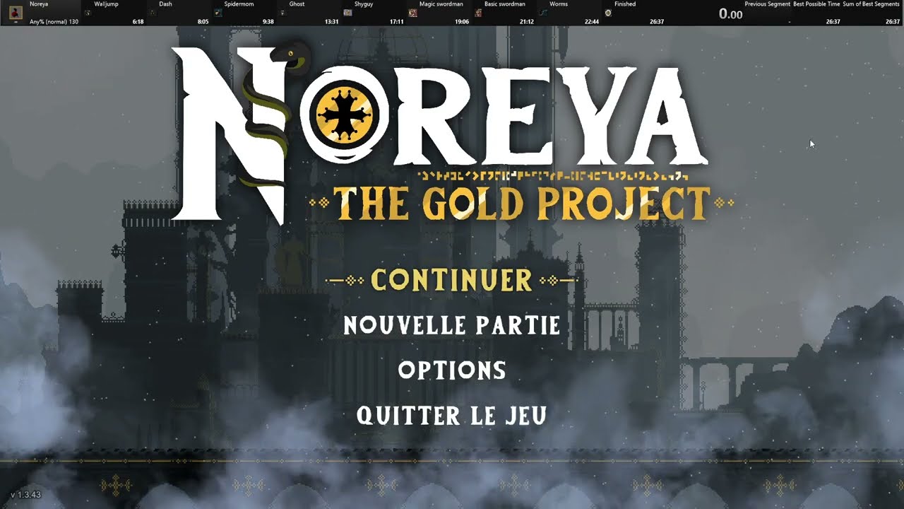 [no commentary] Noreya: the gold project, speedrun Any% Normal 28 min 25 sec [WR]