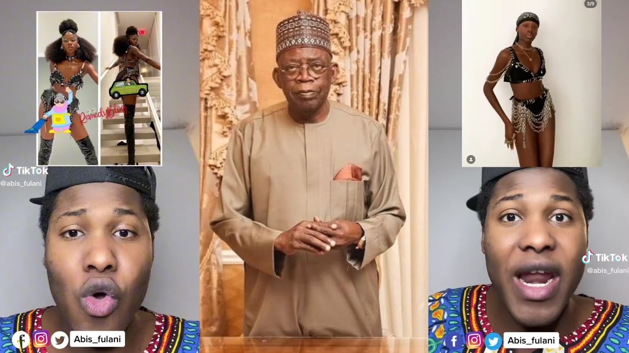 Hoton yar gidan Bola Ahmad Tinubu tsirara Abis Fulani