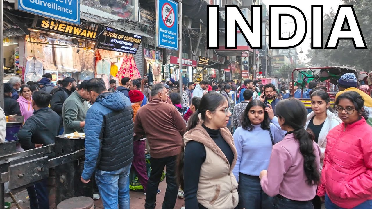 This is Delhi 2025 🇮🇳 - Real Street Life (4K Walking Tour)