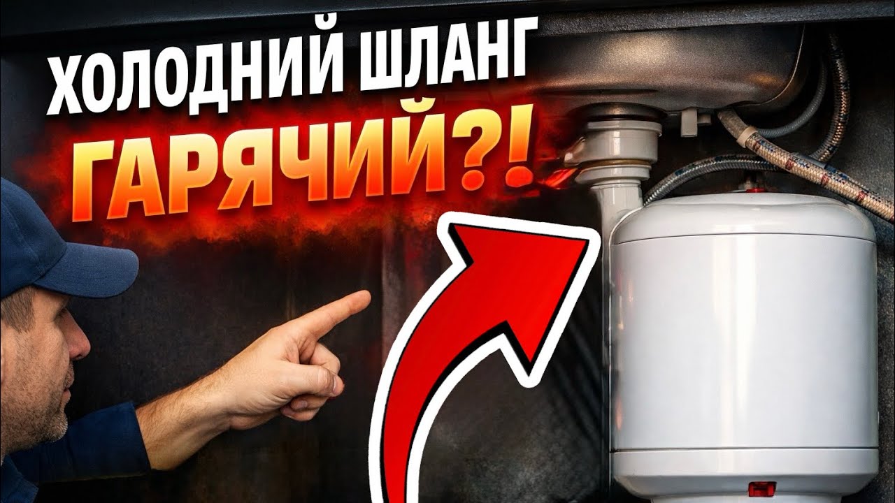 Гаряча вода йде у зворотному напрямку? Перевір клапан!