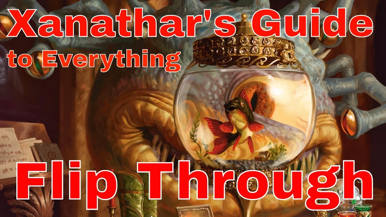 Xanathar's Guide to Everything: Flip Through