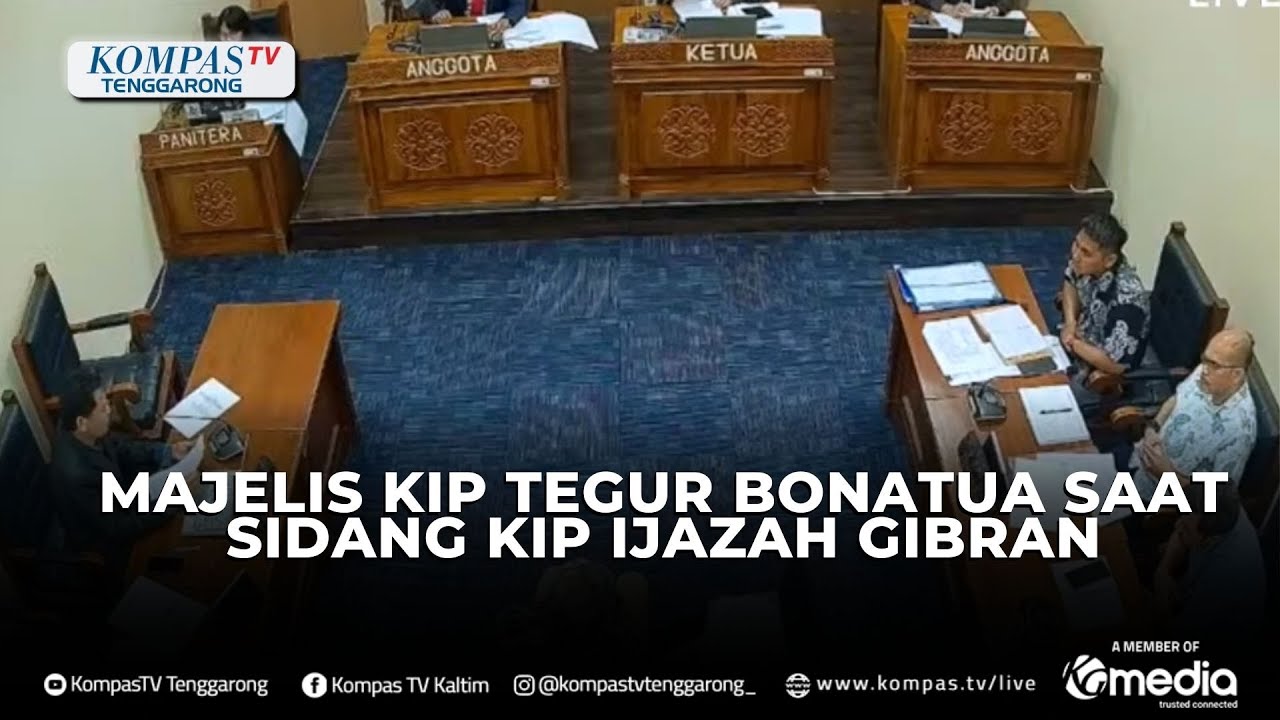 Panas! Majelis KIP Tegur Bonatua saat Tanya Ahli Alamsyah Saragih di Sidang KIP Ijazah Gibran