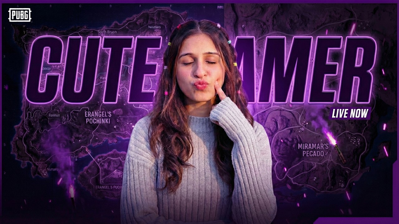 🔴Cute But Dangerous 😘🔥 | PUBG PC LIVE  | 2K STREAMING #pubg #girlgamer #facecam