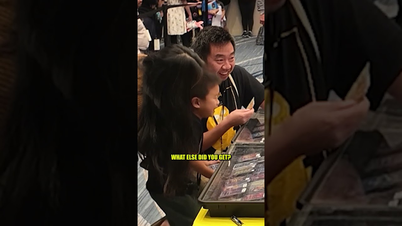 I can't believe he pulled THESE from FREE PACKS | Pokemon Card Vendor POV 