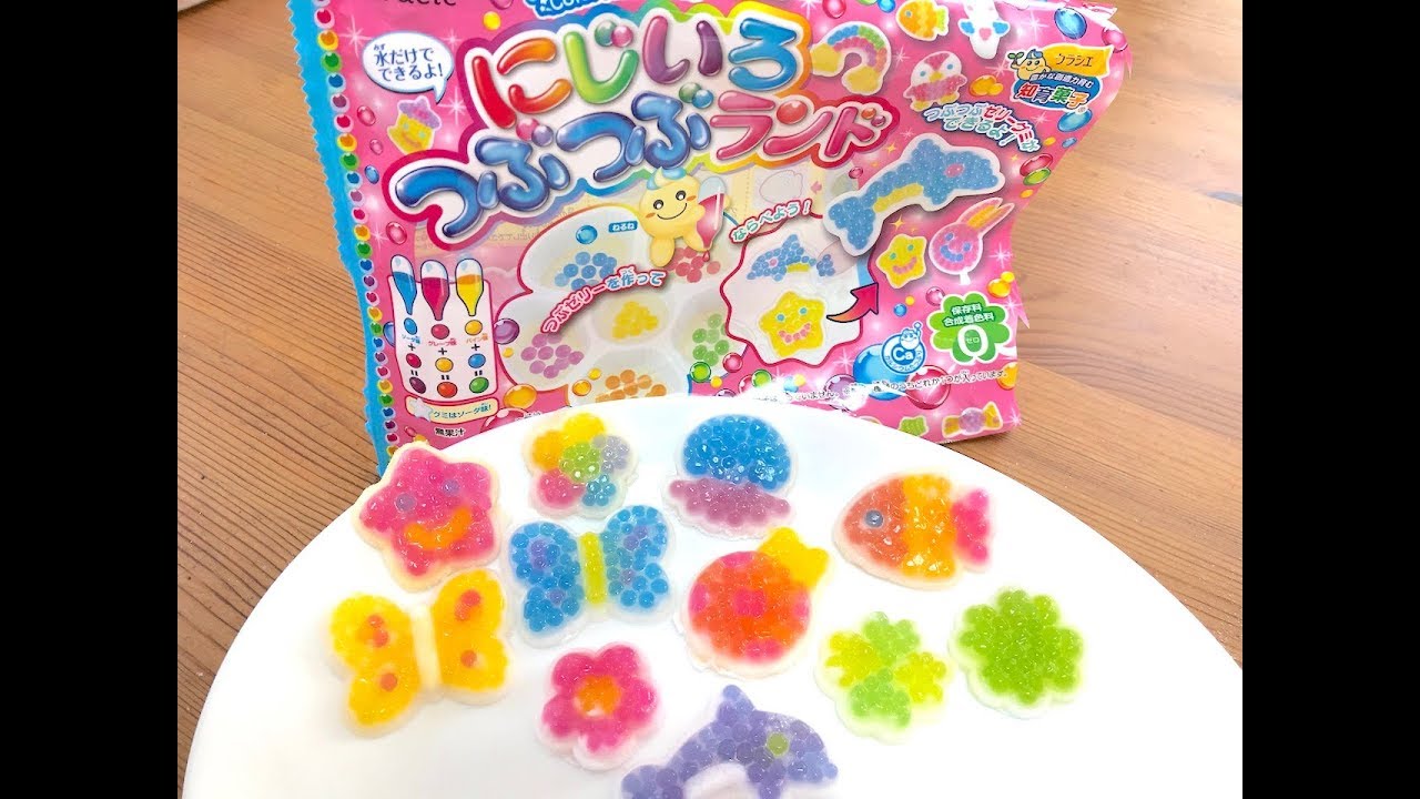 知育菓子　にじいろつぶつぶランド　クラシエ