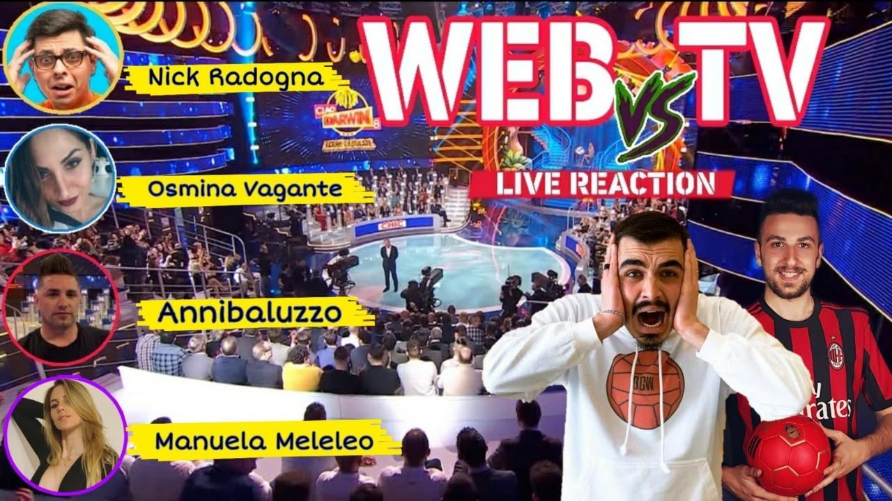 CIAO DARWIN 8 - WEB vs TV | LIVE REACTION