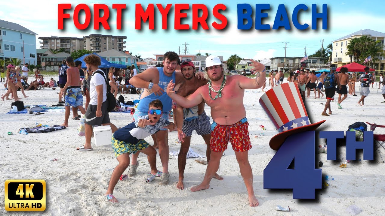 Fort Myers Beach Florida - 2022 Fort Myers Beach Fourth of July Festivities and Fireworks