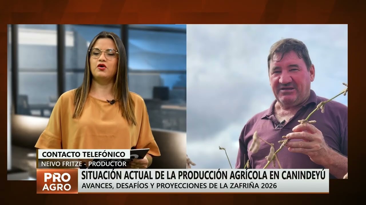 Situación actual de la producción agrícola en Canindeyú