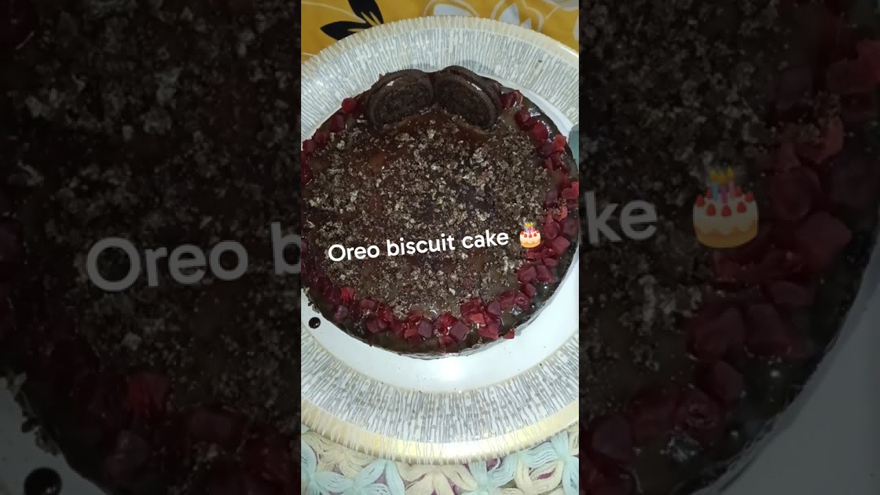 Oreo biscuit cake 🎂 super soft spongy tasty cake 🎂🍰 full recipe video