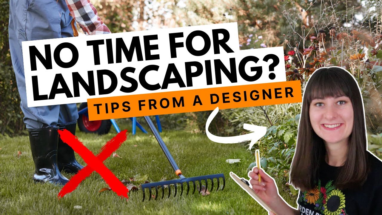 Landscape design for busy people 🪴 Time saving strategies from a designer
