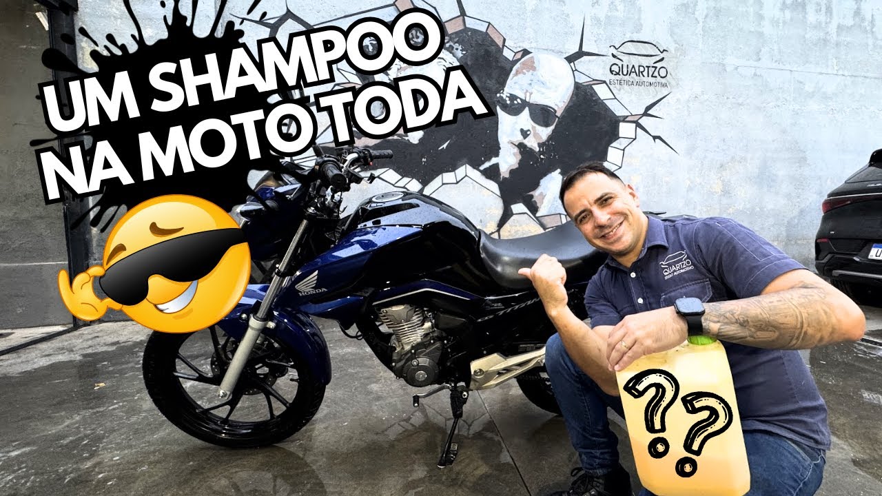 COMO LAVAR TODA SUA MOTO COM UM PRODUTO