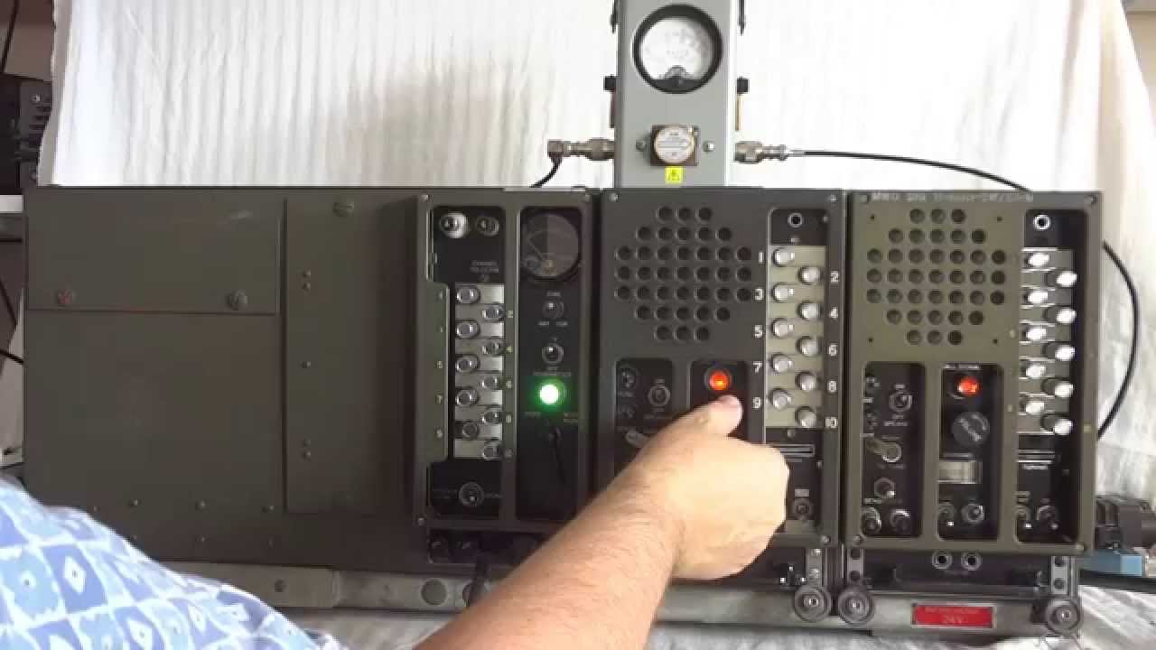 SCR-508 WWII tank radio description and actual on-air operation
