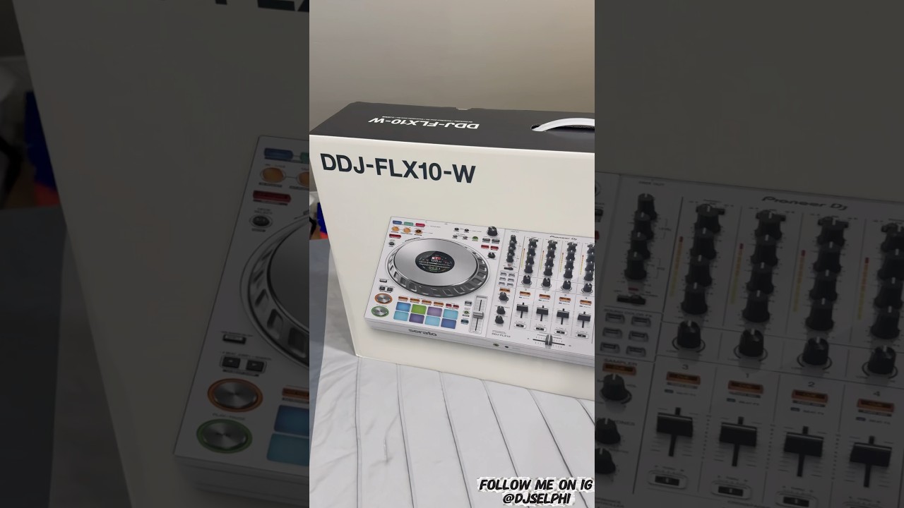Pioneer DDJ-FLX10-W White version Unboxing AlphaTheta