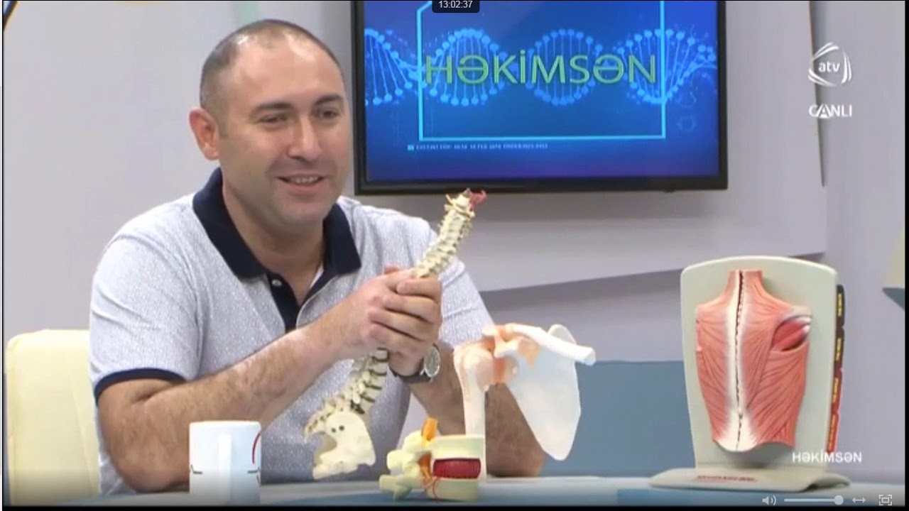 Manual terapevt, PhD., nevroloq, Dr. Vaqif Yaqubov. ATV Hekimsen. 17.08.2018