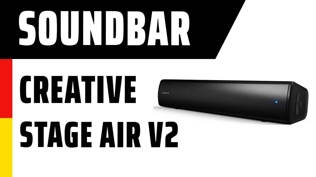 Soundbar Creative Stage Air V2 | Test | Deutsch