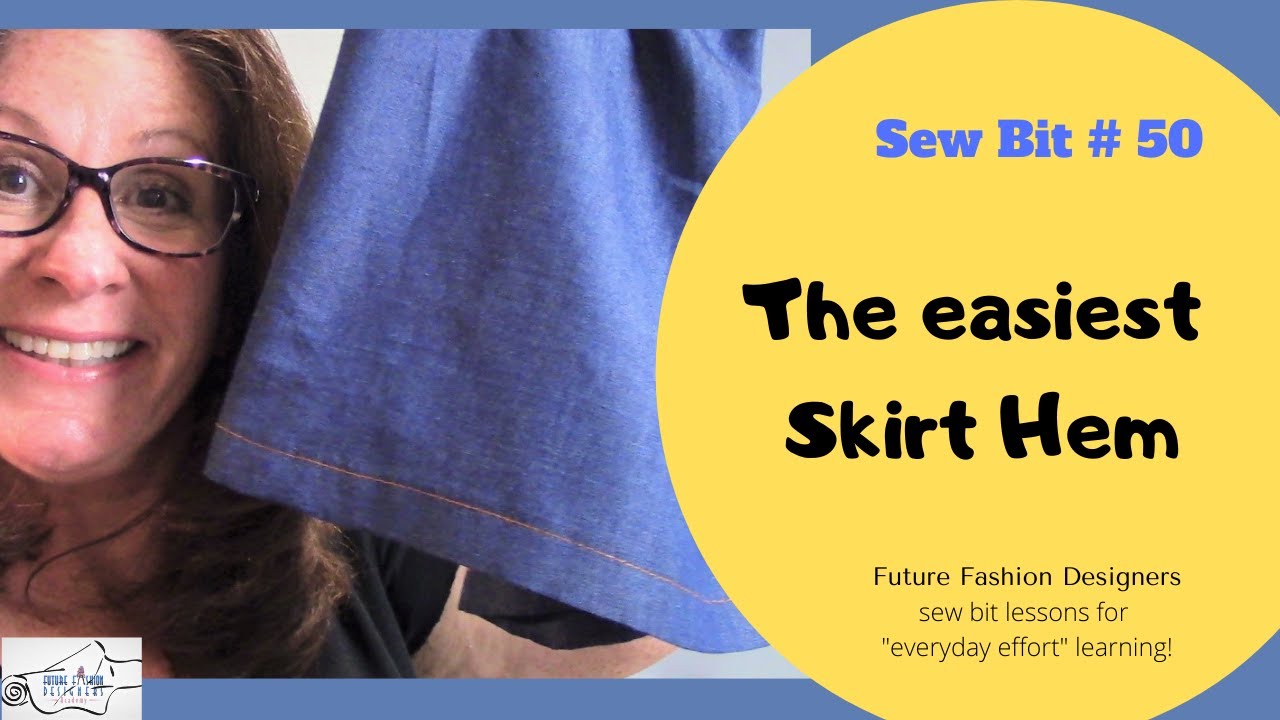 How to Hem a Skirt on the Sewing Machine.