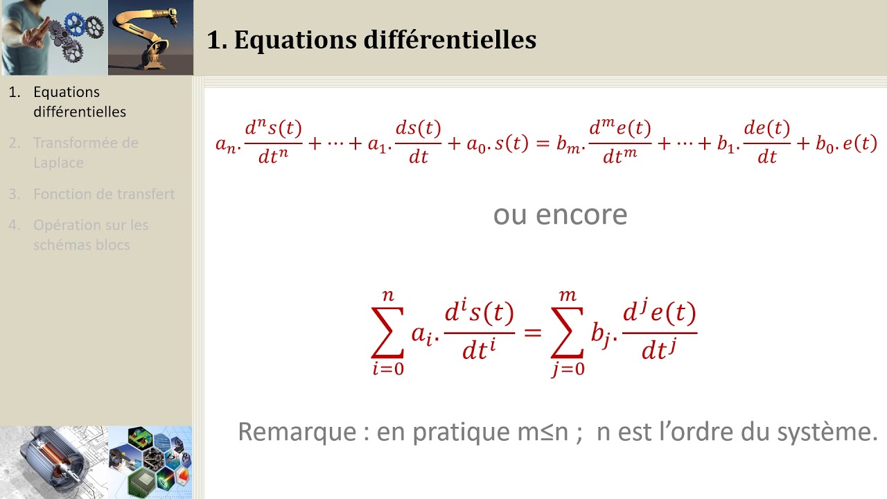 CI3.2 Représentation des SLCI par équation différentielle (PCSI/MPSI/PTSI)
