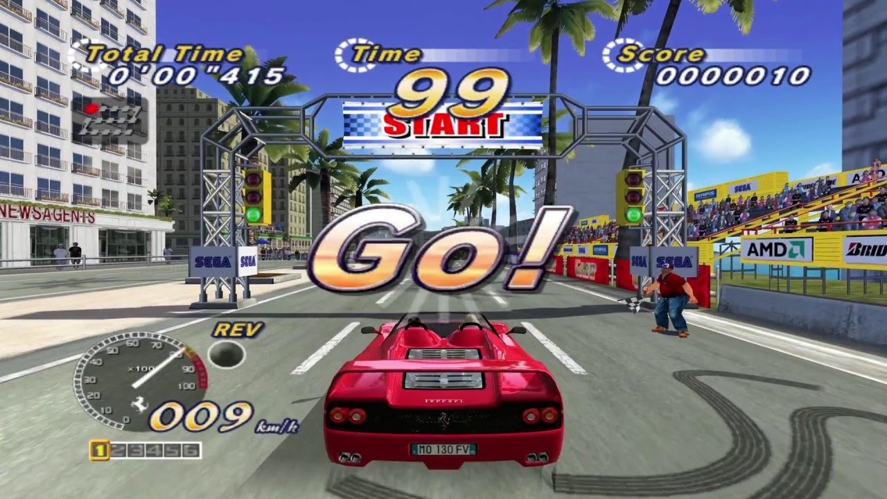 OutRun 2006 Coast2Coast アウトラン SEGA Ferrari F50 2SP 15continuous course 1440p 60fps PC HD 2K