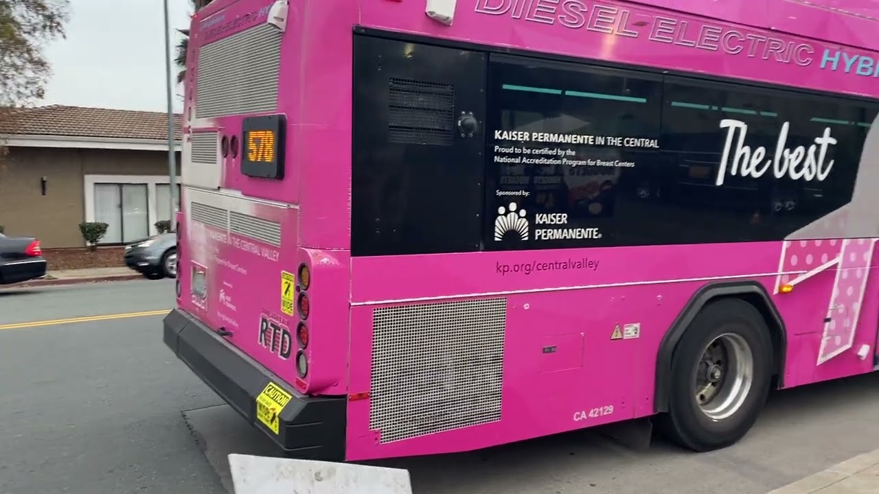 San Joaquin RTD bus 578 leaving