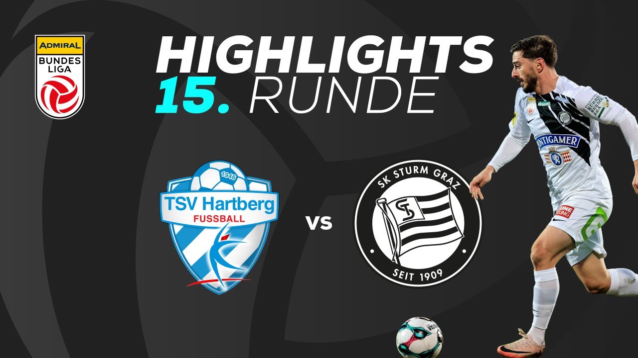 TSV Egger Glas Hartberg - SK Puntigamer Sturm Graz 15. Runde ADMIRAL Bundesliga 2025/26