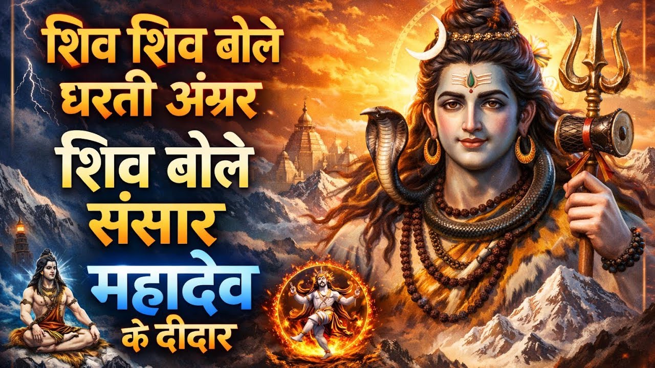Shiv Shiv Bole Dharti Ambar | Mahadev Ki Leela Nyari Hai | Peaceful Shiv Bhajan