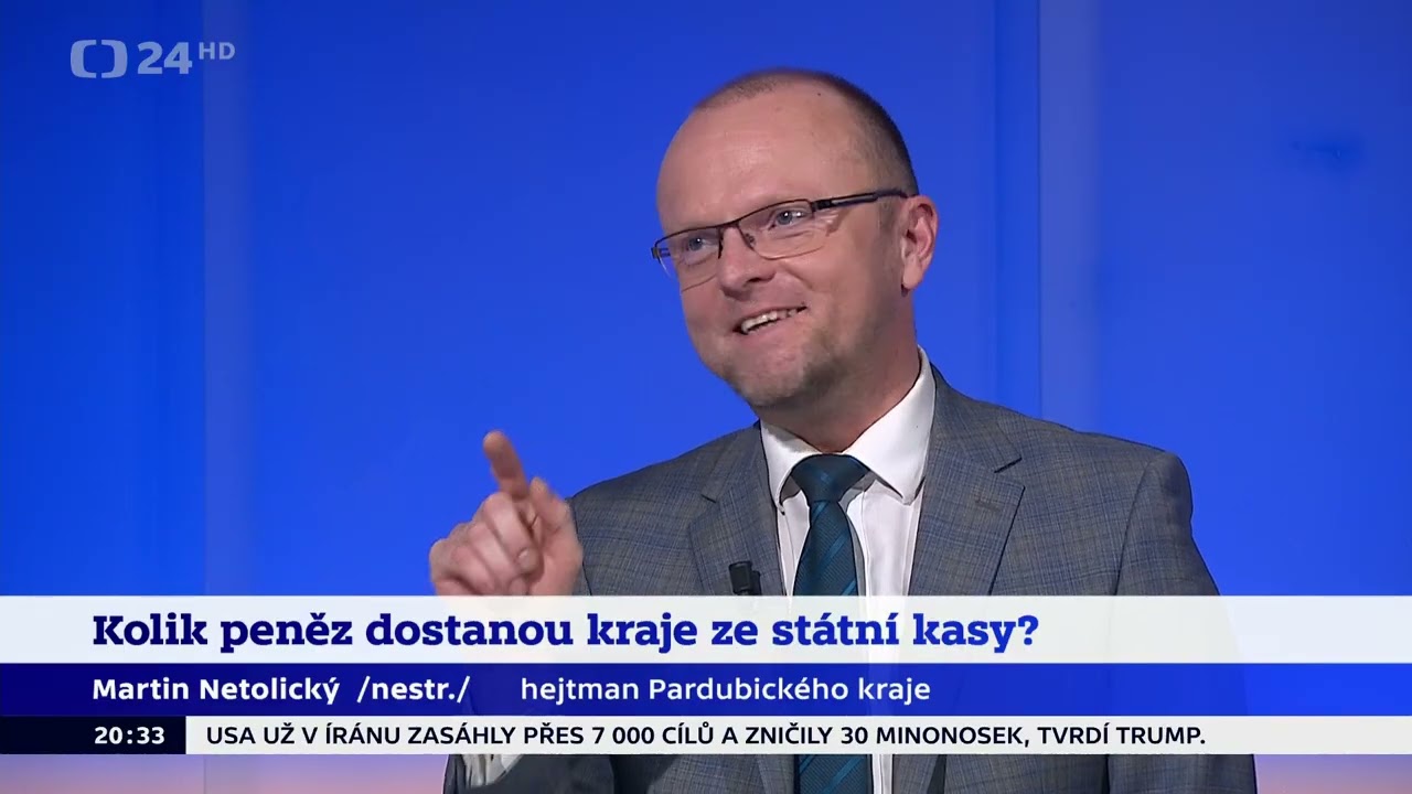Jak spravedlivě rozdělit peníze mezi kraje a komentář Martina Netolického (16. 3. 2026)