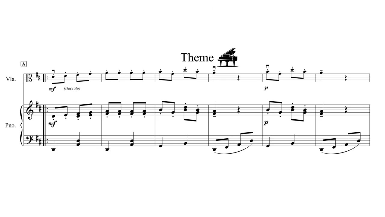 Song of the Wind | Piano Accompaniment (𝅘𝅥= 35) | Suzuki Viola Book 1