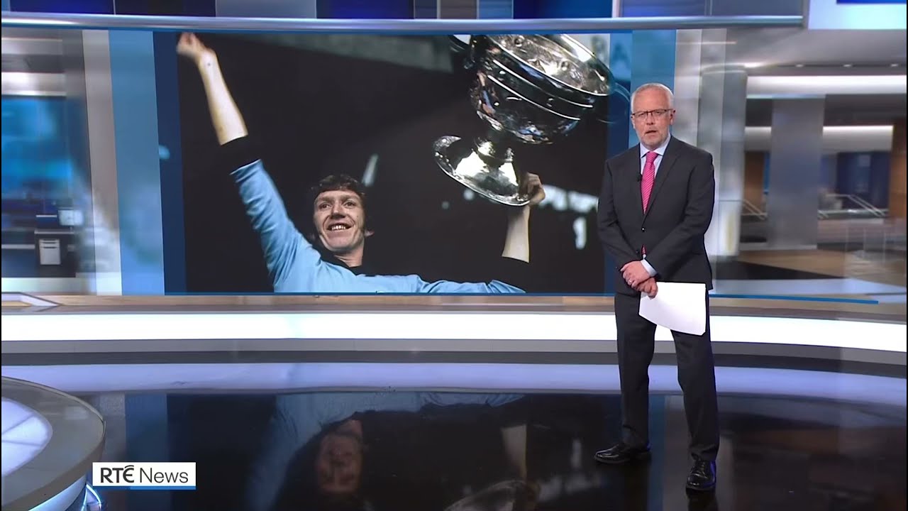 RT&Eacute; News reports on the death of Dublin GAA legend Se&aacute;n Doherty (8th July 2025)