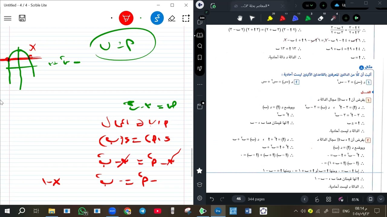 الداله الأحاديه للصف الثاني الثانوي العلمي  أشرف رشوان   01062207887