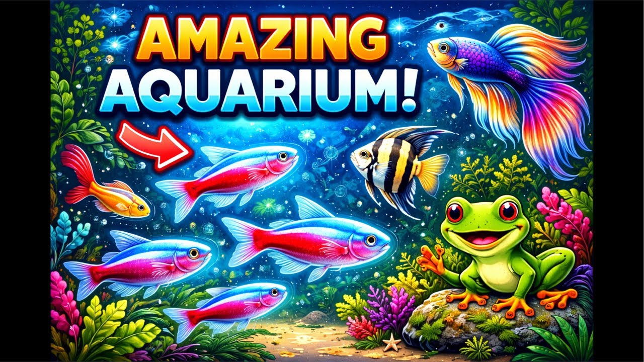 🐟🐠🐸Aquarium🐠Relaxing & calming 🐠🐠Make Today Amazing 💙