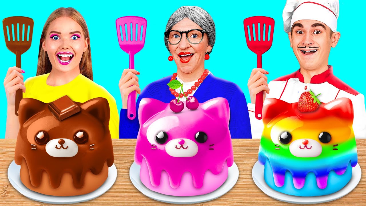Кулинарный Челлендж: Я против Бабушки | Смешные Кулинарные Войны от AZaZa Challenge