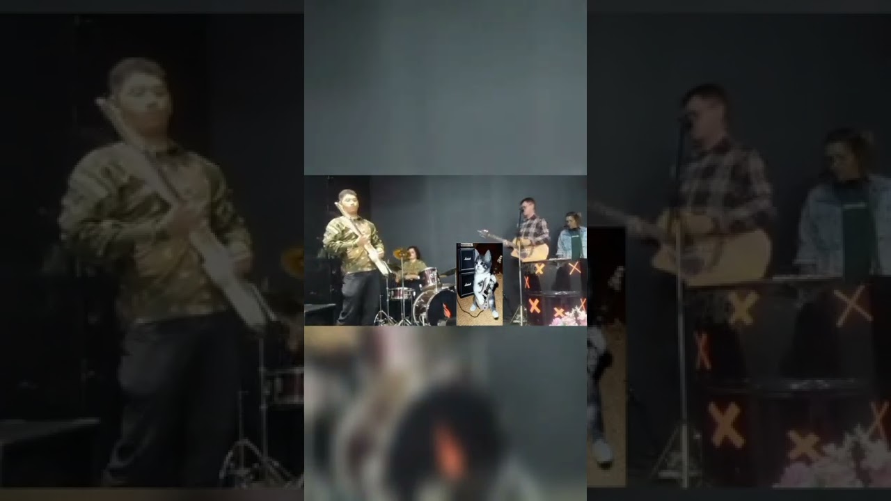 Equipe de Louvor P&oacute;s Arena🎸👨&zwj;🎤 #guitar #saranossaterra #shorts