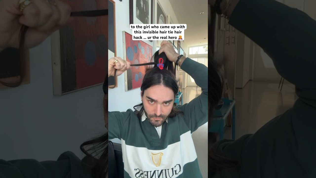 that 2nd hair tie is making magic 🤯 #ponytail #hairstyle #hairhacks #hairstyles #longhair #hair