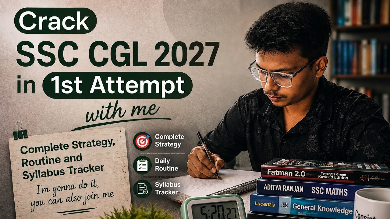 My SSC CGL 2027 COMPLETE STRATEGY 🎯 | Daily Routine |  Everything my studies | Prayagi Aspirant | 